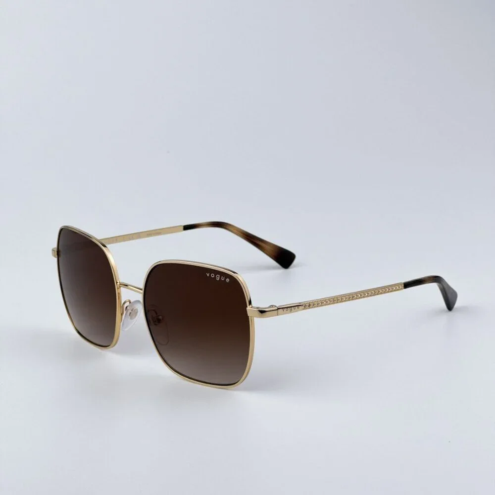 Vogue Women BRAND NEW Sunglasses Gold Brown Gradient Square VO4175SB 280/1353
